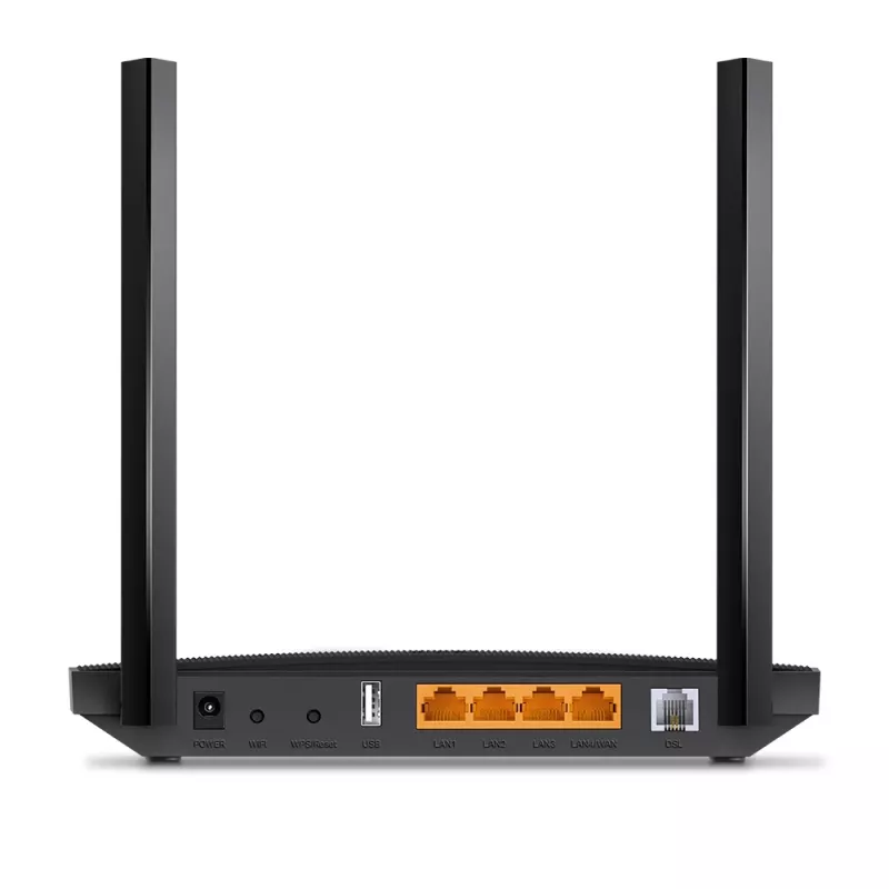 TP-Link Archer AC1200 MU-MIMO VDSL/ADSL draadloze modemrouter, zwart