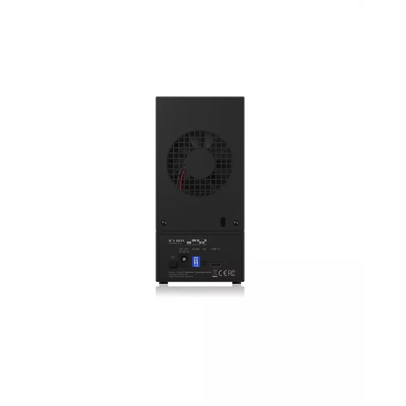 ICY BOX IB-RD3621-C31 schijvenarray 0 TB desktop zwart