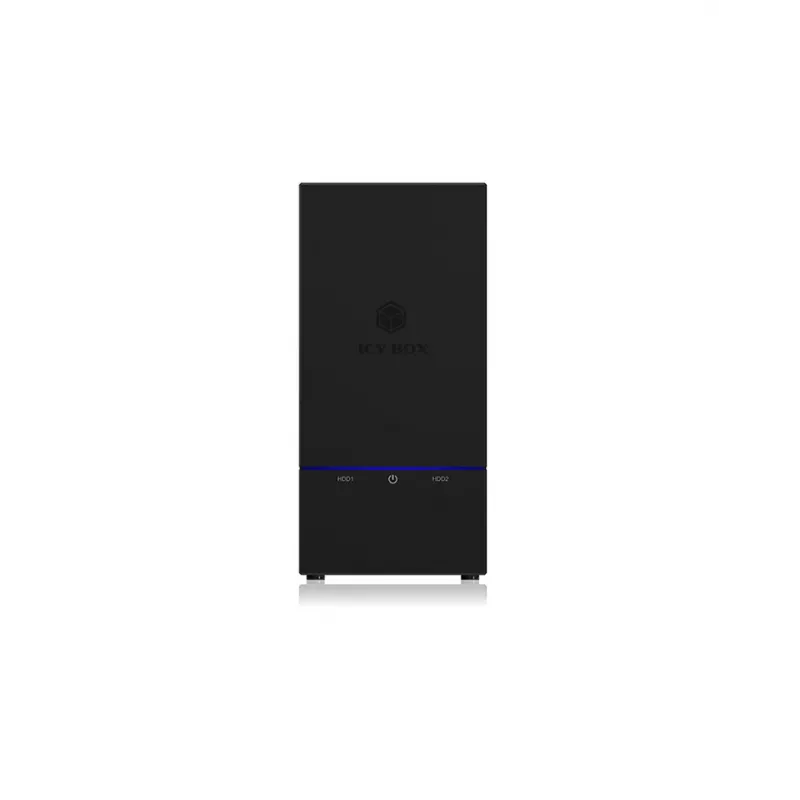 ICY BOX IB-RD3621-C31 schijvenarray 0 TB desktop zwart