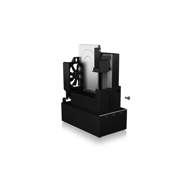 ICY BOX IB-RD3621-C31 schijvenarray 0 TB desktop zwart
