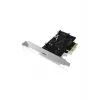 ICY BOX IB-PCI1901-C32 PCIe 3.0 x4-controllerkaart, 1x USB-C 3.2 Gen 2x2, zwart