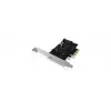 ICY BOX IB-PCI1901-C32 PCIe 3.0 x4-controllerkaart, 1x USB-C 3.2 Gen 2x2, zwart