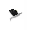 ICY BOX IB-PCI1901-C32 PCIe 3.0 x4-controllerkaart, 1x USB-C 3.2 Gen 2x2, zwart