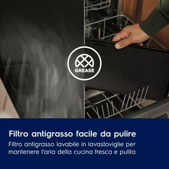 Electrolux LFU216X onderbouw RVS, zilver 272 m³/h