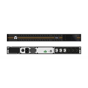 Vertiv Liebert Edge noodstroomvoorziening (UPS) - 1000VA 900W 230V 1U Line Interactive AVR rackmontage | 0,9 PF