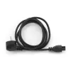 Netkabel GEMBIRD PC-186-ML12-1M — 1 m, CEE7/7 (stekker) naar C5-koppeling, zwart