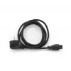 Netkabel GEMBIRD PC-186-ML12-1M — 1 m, CEE7/7 (stekker) naar C5-koppeling, zwart