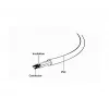 Netkabel GEMBIRD PC-186-ML12-1M — 1 m, CEE7/7 (stekker) naar C5-koppeling, zwart