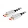 Lanberg CA-DPDP-20CU-0018-BK DisplayPort 1.4-kabel M/M 1,8 m, 8K 60 Hz, HDR, vergulde connectoren, zwart
