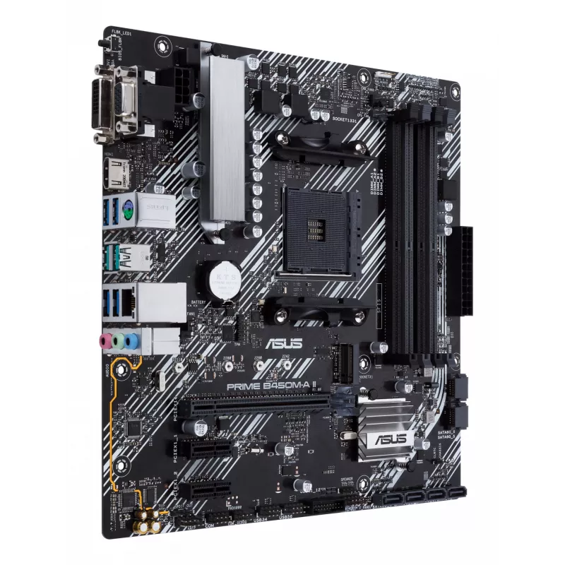 Moederbord ASUS PRIME B450M-A II AMD B450 Socket AM4 micro ATX