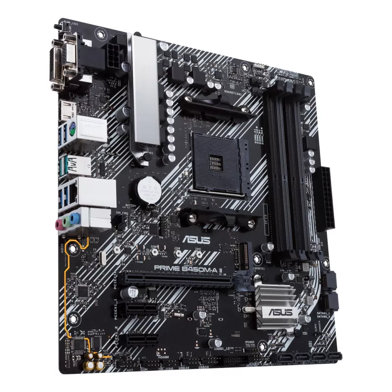 Moederbord ASUS PRIME B450M-A II AMD B450 Socket AM4 micro ATX