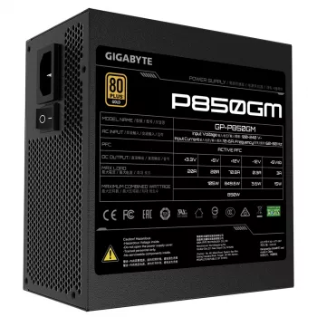 GIGABYTE P850GM voeding 850 W 20+4 pin ATX ATX zwart