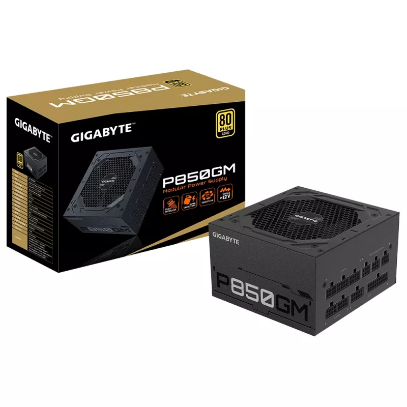 GIGABYTE P850GM voeding 850 W 20+4 pin ATX ATX zwart