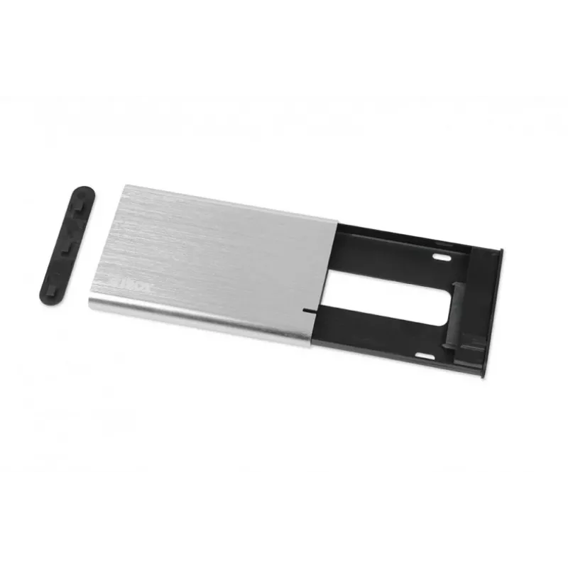 HDD/SSD-behuizing IBOX HD-05 — 2,5 inch SATA III, USB 3.2 Gen 1 (5 Gbit/s), Micro-USB B, tot 10 TB, grijs