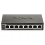 D-Link DGS-1100-08V2 managed L2 Gigabit Ethernet (10/100/1000) zwart