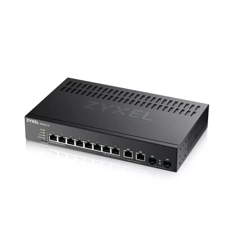 Zyxel GS2220-10-EU0101F netwerkswitch Managed L2 Gigabit Ethernet (10/100/1000) zwart