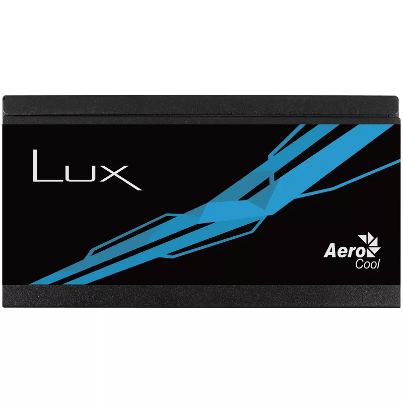Aerocool LUX650 pc-voeding 650W 80 Plus Bronze 230V 88% efficiëntie zwart