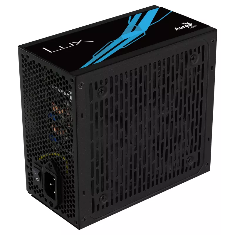 Aerocool LUX650 pc-voeding 650W 80 Plus Bronze 230V 88% efficiëntie zwart
