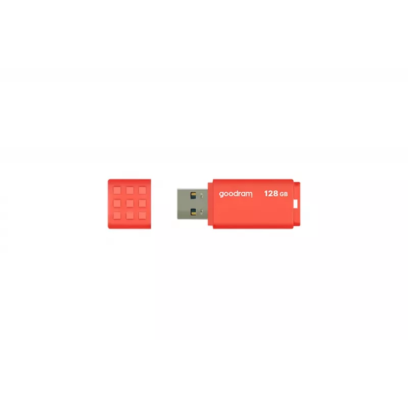 USB-stick GOODRAM UME3 128 GB USB Type-A 3.2 Gen 1, oranje, kap-loos, 60/20 MB/s