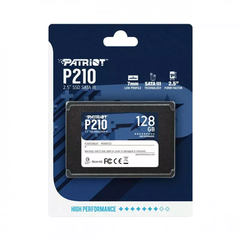 Patriot Memory P210 2,5 inch 128GB Serial ATA III 450/350 MB/s