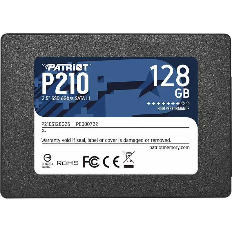 Patriot Memory P210 2,5 inch 128GB Serial ATA III 450/350 MB/s