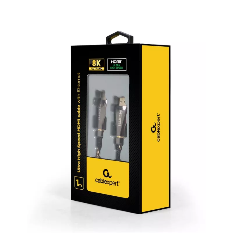HDMI-kabel Gembird CCBP-HDMI8K-1M — 1 m, HDMI type A naar A, HDMI 2.1, 48 Gbit/s, zwart