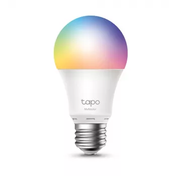 TP-Link Tapo slimme Wi-Fi-lamp, multicolor, slimme lamp, Wi-Fi, metallic, wit, 802.11b, 802.11g, Wi-Fi 4 (802.11n), LED, E27