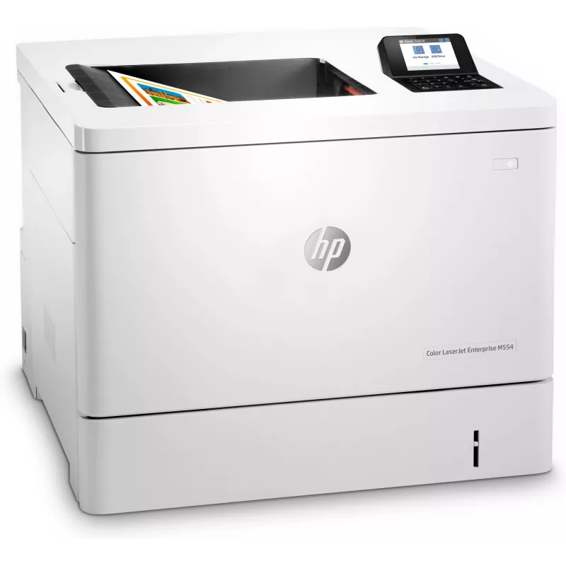 HP Color LaserJet Enterprise M554dn printer, laser, kleur, 1200 x 1200 DPI, A4, 33 ppm, dubbelzijdig printen