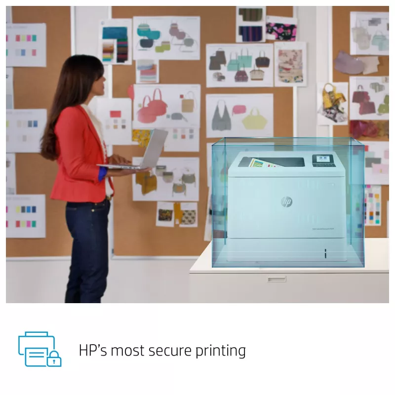 HP Color LaserJet Enterprise M554dn printer, laser, kleur, 1200 x 1200 DPI, A4, 33 ppm, dubbelzijdig printen