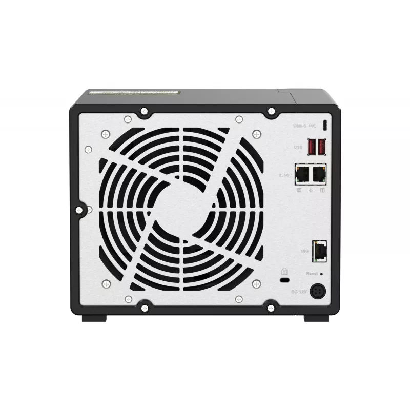 QNAP TS-H973AX NAS tower Ryzen Embedded V1500B 32 GB DDR4 0 TB QuTS hero Black