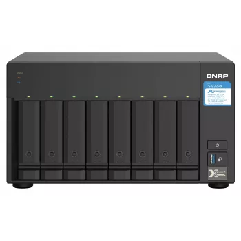 QNAP TS-832PX NAS tower Annapurna Labs AL324 4 GB DDR4 0 TB QNAP Turbo System aluminium, zwart