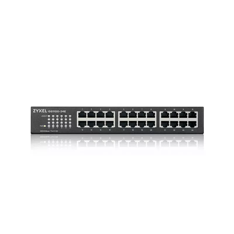 Zyxel GS1100-24E unmanaged Gigabit Ethernet (10/100/1000) zwart