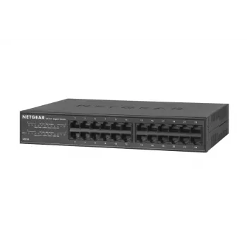 NETGEAR GS324 Unmanaged Gigabit Ethernet (10/100/1000) zwart