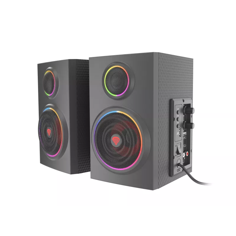 GENESIS Helium 300 BT luidsprekerset 24 W pc/laptop zwart 2.0 kanalen 2-weg Bluetooth