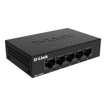 D-Link DGS-105GL/E netwerkswitch Unmanaged Gigabit Ethernet (10/100/1000) zwart