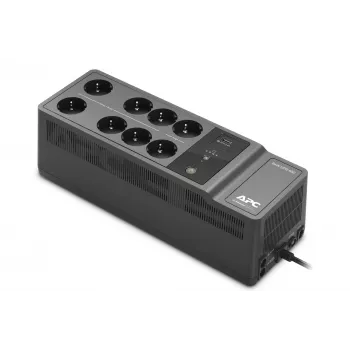 APC Back-UPS 650VA 230V 1 USB-laadpoort - (Offline-) UPS uninterruptible voeding (UPS) Standby (Offline) 0,65 kVA 400 W 8 AC stopcontacten