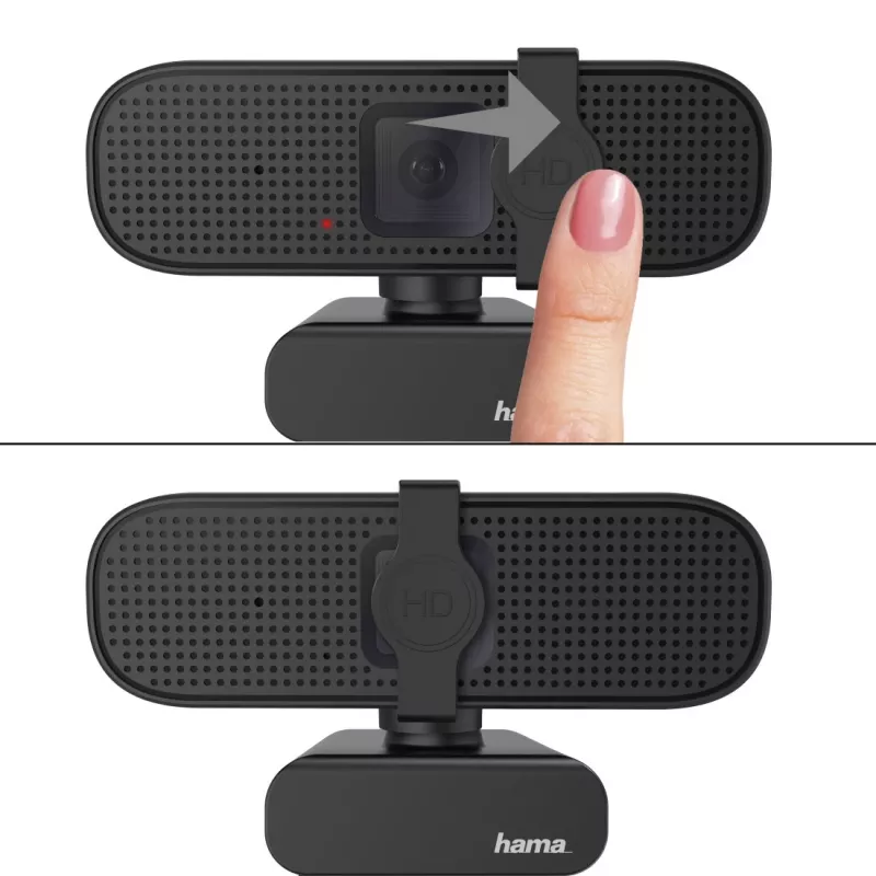 Hama C-400 webcam 2 MP 1920 x 1080 pixel USB 2.0 zwart