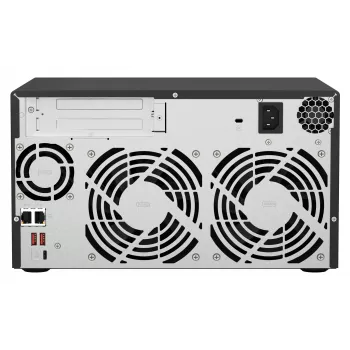 QNAP TS-873A NAS tower Ryzen Embedded V1500B 8 GB DDR4 0 TB QNAP Turbo System zwart