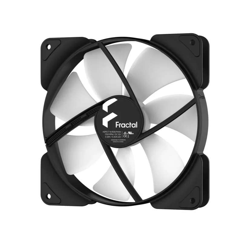 FRACTAL DESIGN Aspect 14 RGB Pwm zwart frame