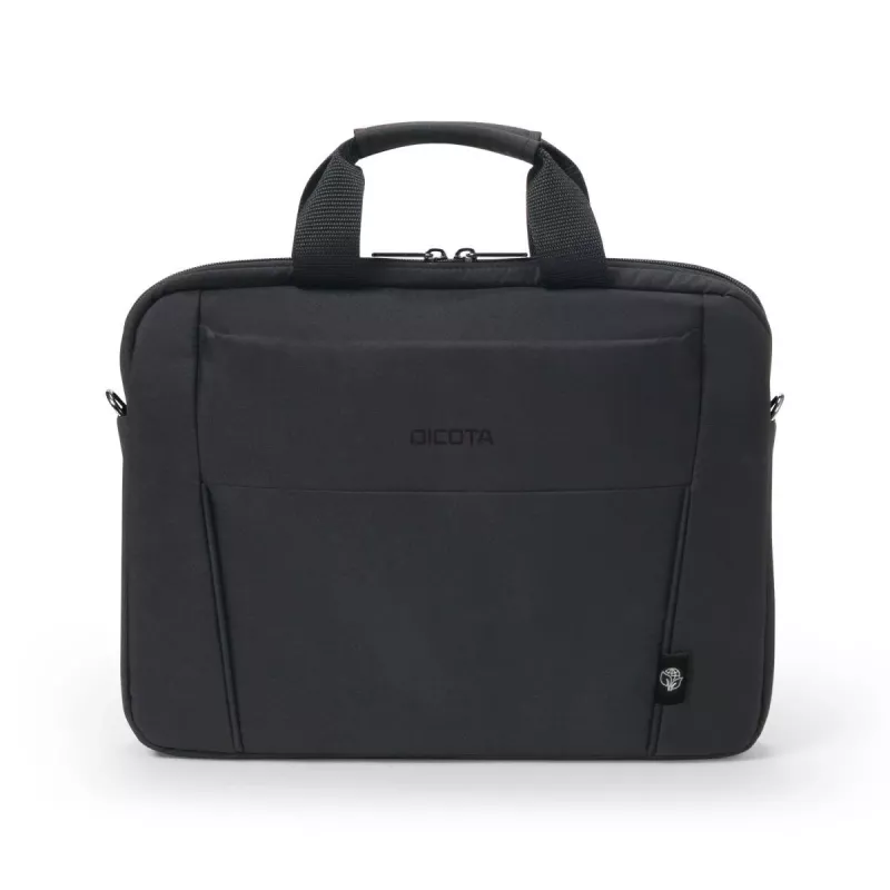 DICOTA Eco schlank Case Base - 13-14,1 inch notebookhoes - zwart / 300d RPET polyester