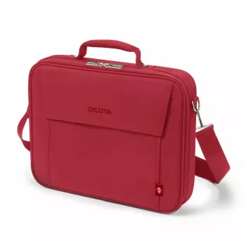 DICOTA Eco Multi Base - 14-15,6 inch notebooktas - rood / 300d RPET polyester