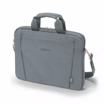 DICOTA Eco schlank Case Base – 13-14,1 inch notebooktas – grijs / 300d RPET polyester