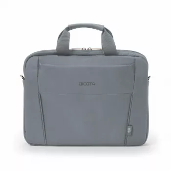 DICOTA Eco schlank Case Base – 13-14,1 inch notebooktas – grijs / 300d RPET polyester
