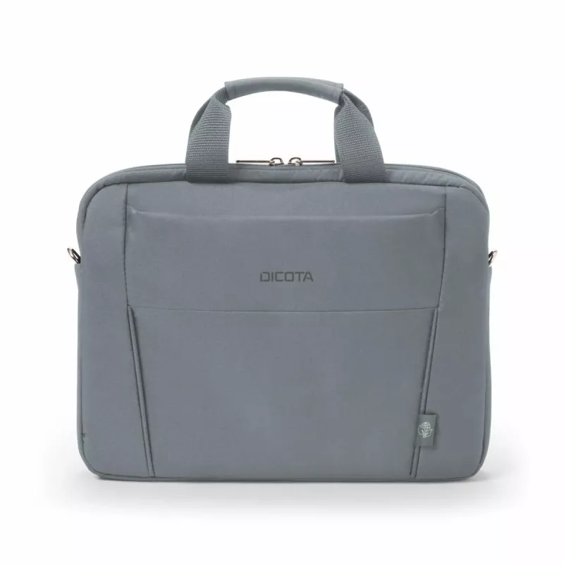 DICOTA Eco schlank Case Base – 13-14,1 inch notebooktas – grijs / 300d RPET polyester