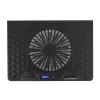 Notebook-koelpad ESPERANZA EGC101 — 1 ventilator 18 cm, 76 cfm, 800 tpm, 5 hoogteposities, LCD, USB-gevoed