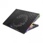 Notebook-koelpad ESPERANZA EGC101 — 1 ventilator 18 cm, 76 cfm, 800 tpm, 5 hoogteposities, LCD, USB-gevoed