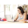 Kensington Classic USB-C headset met microfoon, bedraad, telefoongesprekken/muziek, headset, zwart