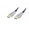 Lanberg CA-HDMI-20FB-0400-BK HDMI 2.0 actieve optische (AOC) kabel, 40 m, type A male-male, 4K 60 Hz (3840x2160), 18 Gbit/s, Ethernet, zwart