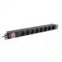 Stroomverdeeleenheid PDU Lanberg PDU-08F-0200-BK