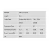 DIGITUS glasvezel-patchkabel, LC naar SC multimode 50/125 µ, duplex lengte 2 m klasse OM3